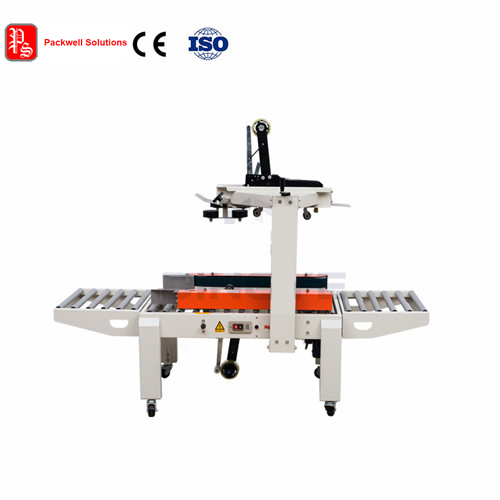 Carton sealing machine (side belt conveyor)